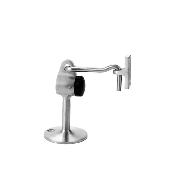 Heat Wave 1473-626 Brushed Chrome Pedistal Door Stop with Hook HE2565926 - main